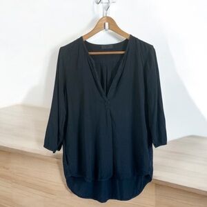 CP Shades -Black Rayon Tunic Top